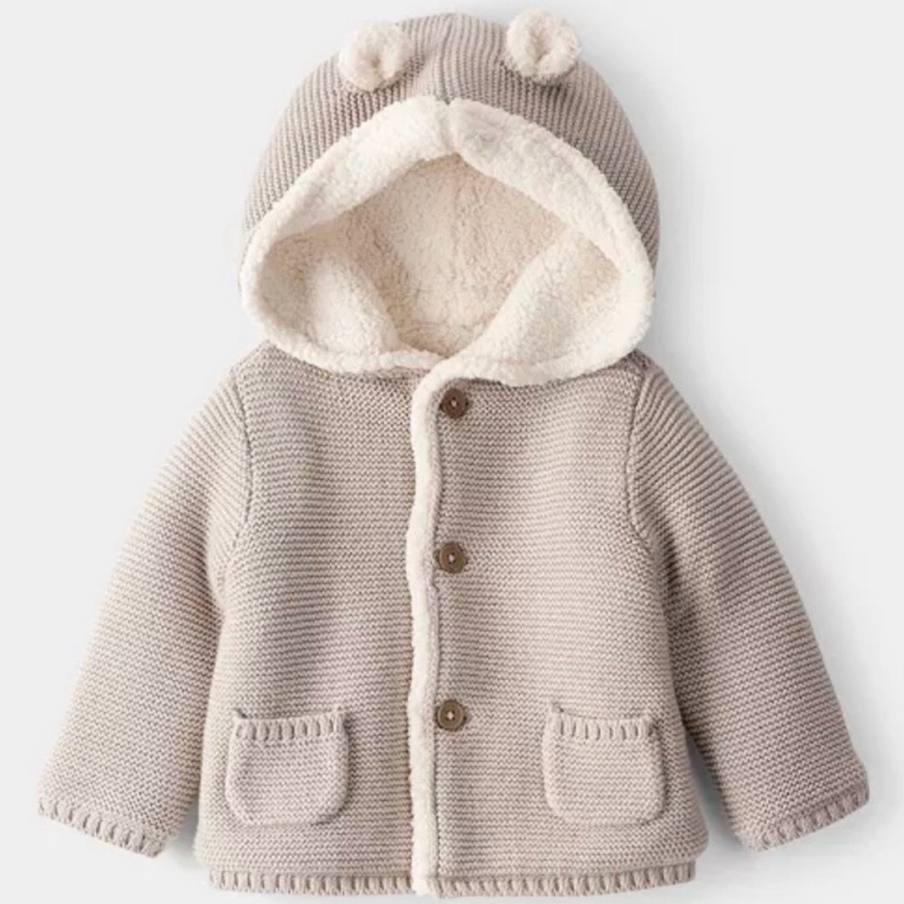 Carter’s Sherpa lined jacket, 9 months, never worn
